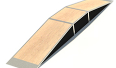 Skate Board Park Flat Top Ramp