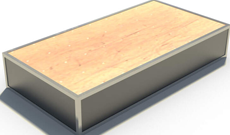 Outdoor Playground Skate Board Park Flat Grind Box