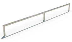 Outdoor Playground Skate Board Park Steel Grind Rail