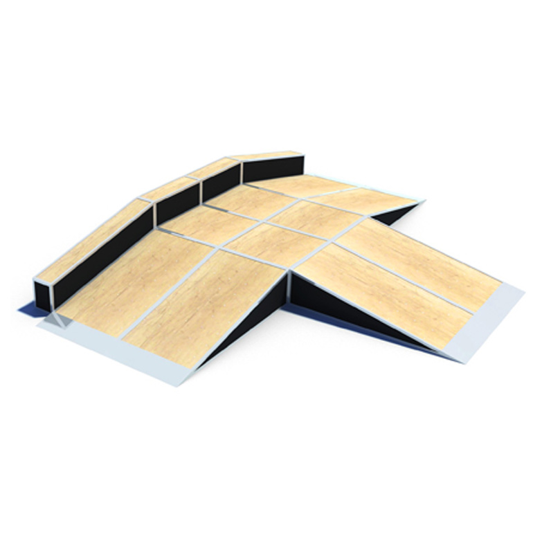 Outdoor Playground Skate Board Park T Ramp Driveway Outdoor Playground Skate Board Park T Ramp Driveway