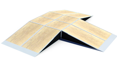 Outdoor Playground Skate Board Park Double T Ramp