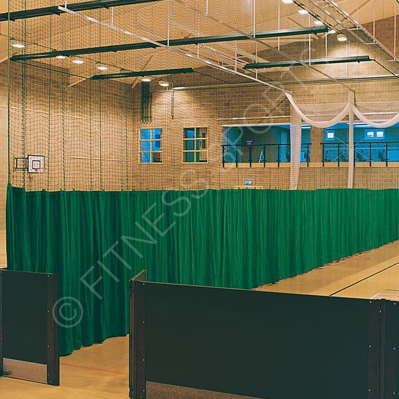 Sports hall roof netting
