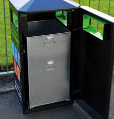 Standard Steel 120ltr Recycling Bin