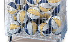 Mesh Ball Storage Trolley