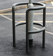 Steel Lampost Protector Bollard Post