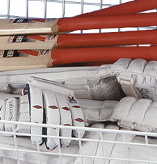 Sports gymnastics equipment storage