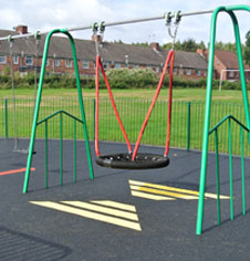 Traditional playground equipment