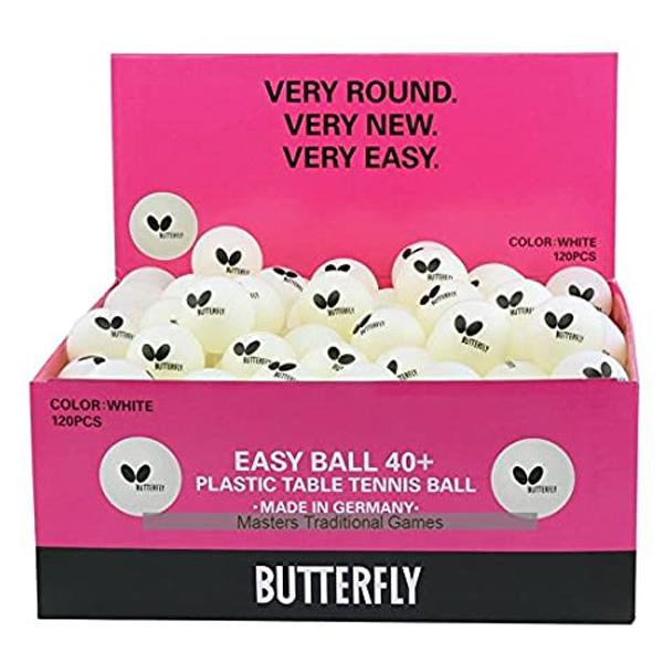 Butterfly multi pack table tennis easy ping pong balls.