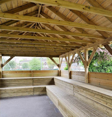 Double Upton Playground Rain Shelter
