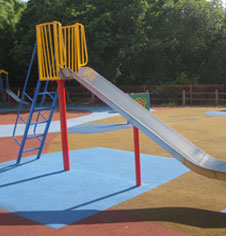 Traditional playground equipment