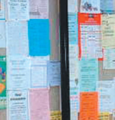 Public notice board Public notice board