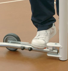 Folding Five A Side Steel Goalposts