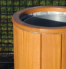 Wooden Timber Litter Bins