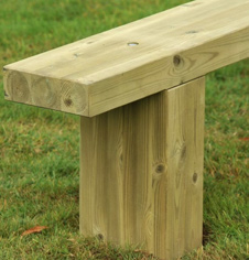 Single Wooden Outdoor Bench Seat Single Wooden Outdoor Bench Seat